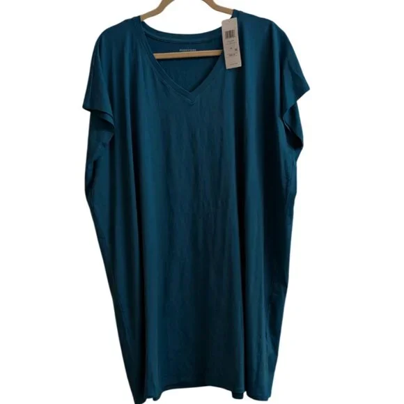Eileen Fisher sleeveless boxy dress - Picture 1 of 5